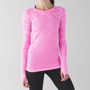 NWOT Lululemon Swiftly Tech Long Sleeve Camo Sz 6